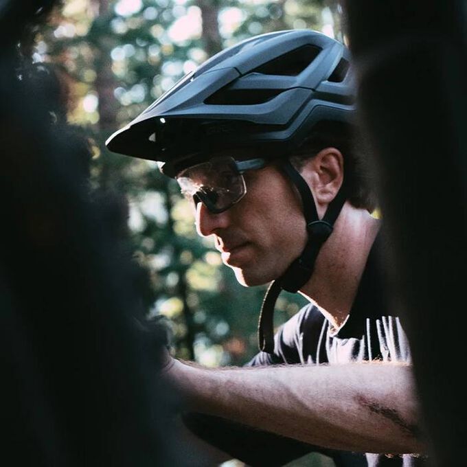 Giro Montaro III helmet in action Giro Montaro III helmet in action